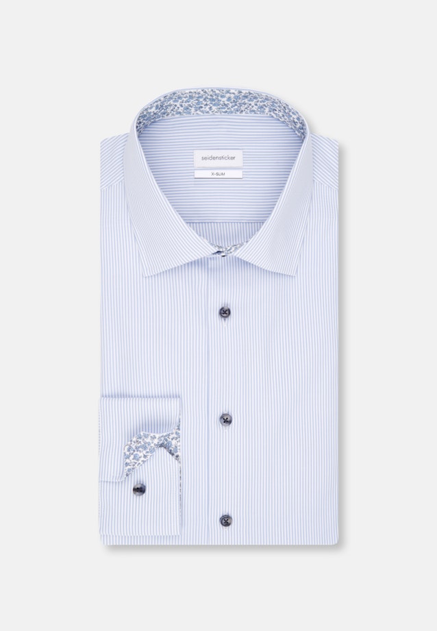 X-Slim Chemise d'affaires rayures in Bleu Clair |  Seidensticker Onlineshop