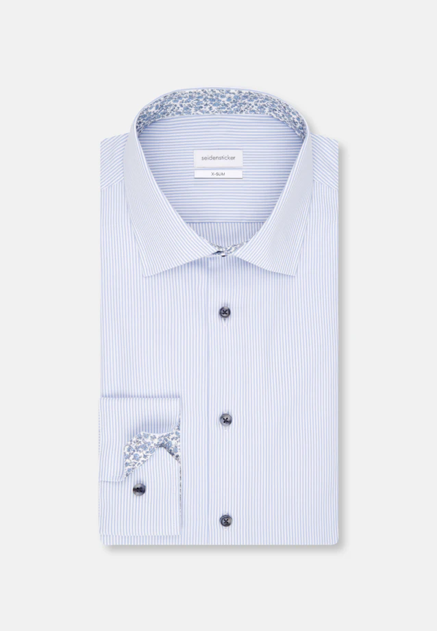 X-Slim Business shirt Stripe in Light Blue |  Seidensticker Onlineshop