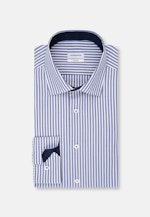 Shaped Business Hemd Streifen in Mittelblau |  Seidensticker Onlineshop