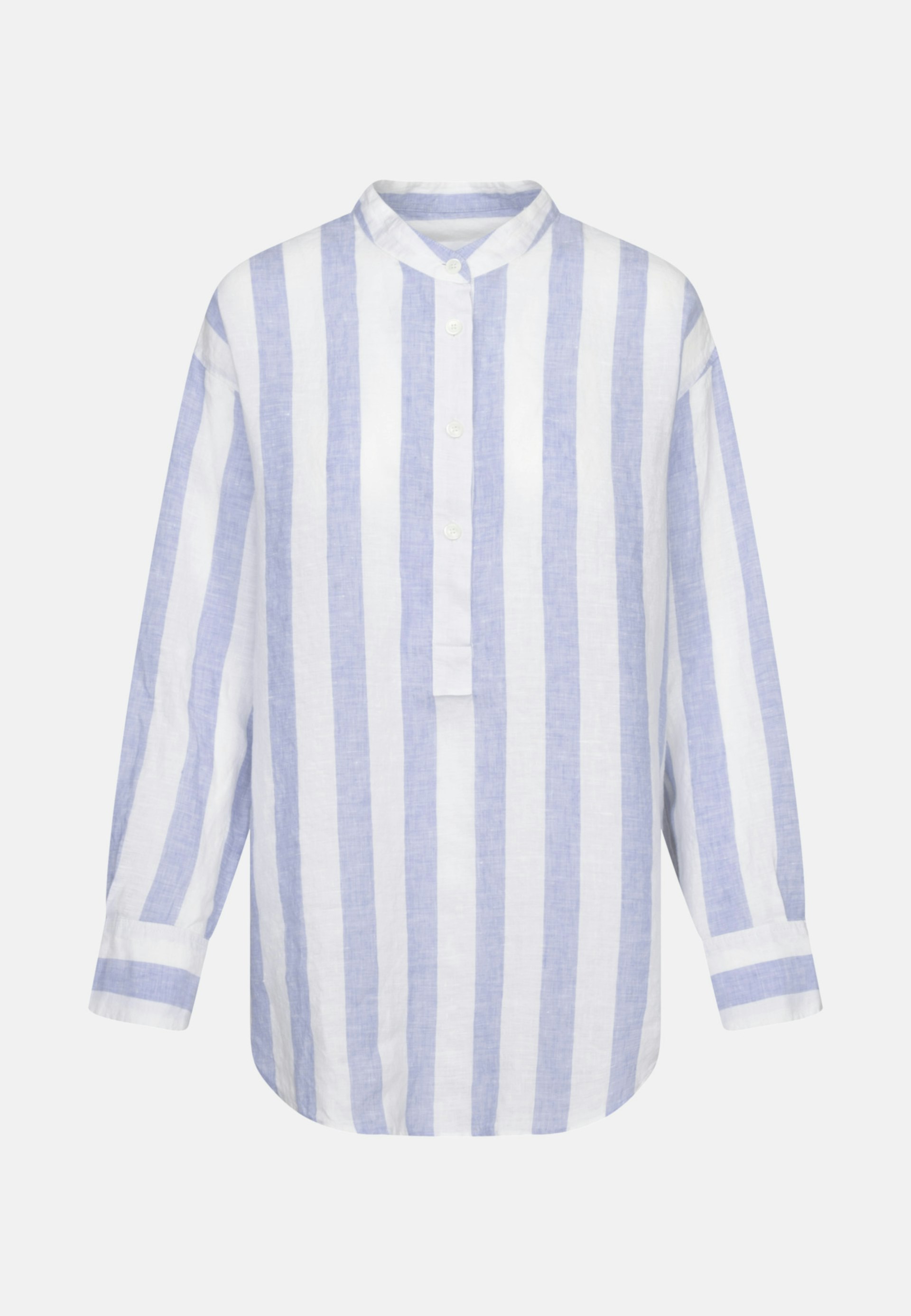 Damen Kragen Longbluse Oversized dunkelblau | Seidensticker