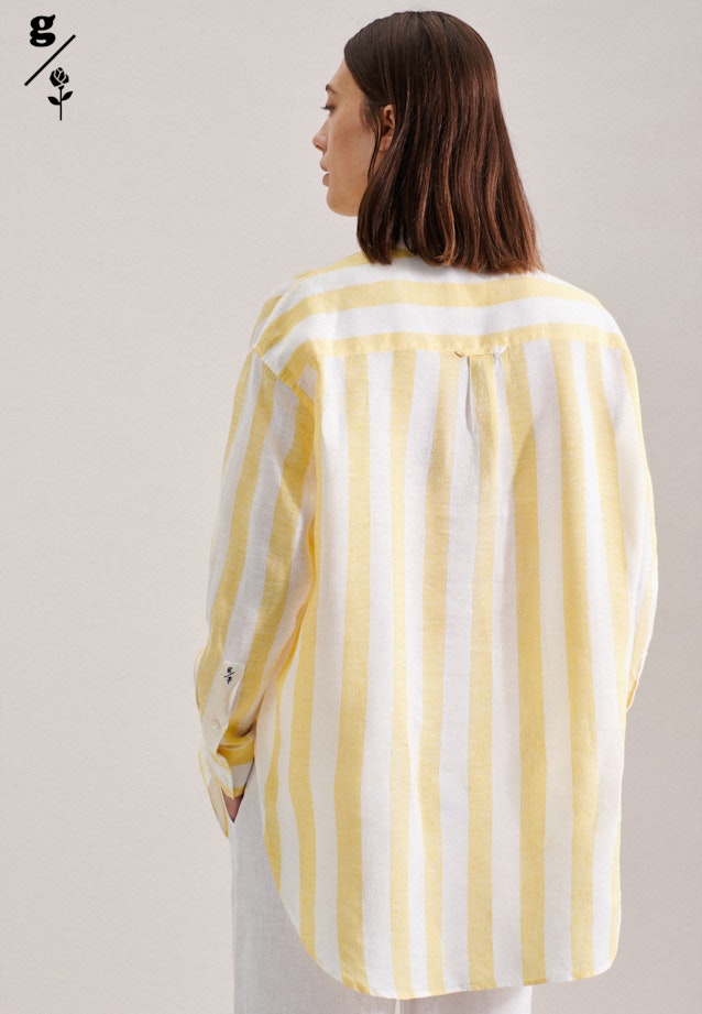 Collar Long Blouse in Yellow |  Seidensticker Onlineshop