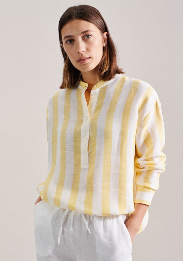 Linen Long Blouse in Yellow |  Seidensticker Onlineshop