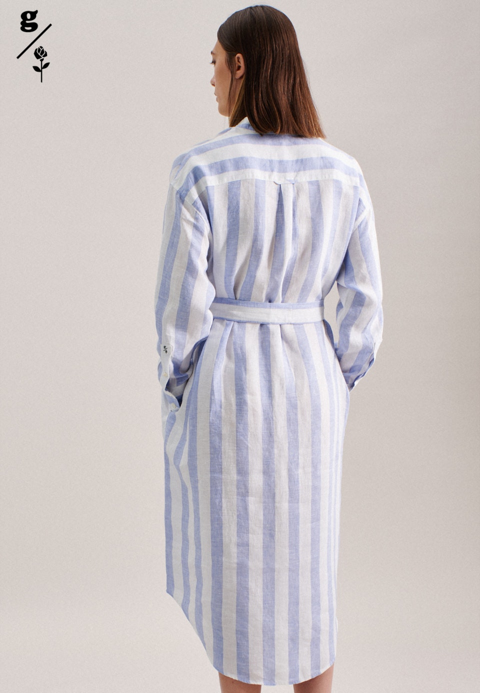 Kragen Kleid Oversized in Dunkelblau |  Seidensticker Onlineshop