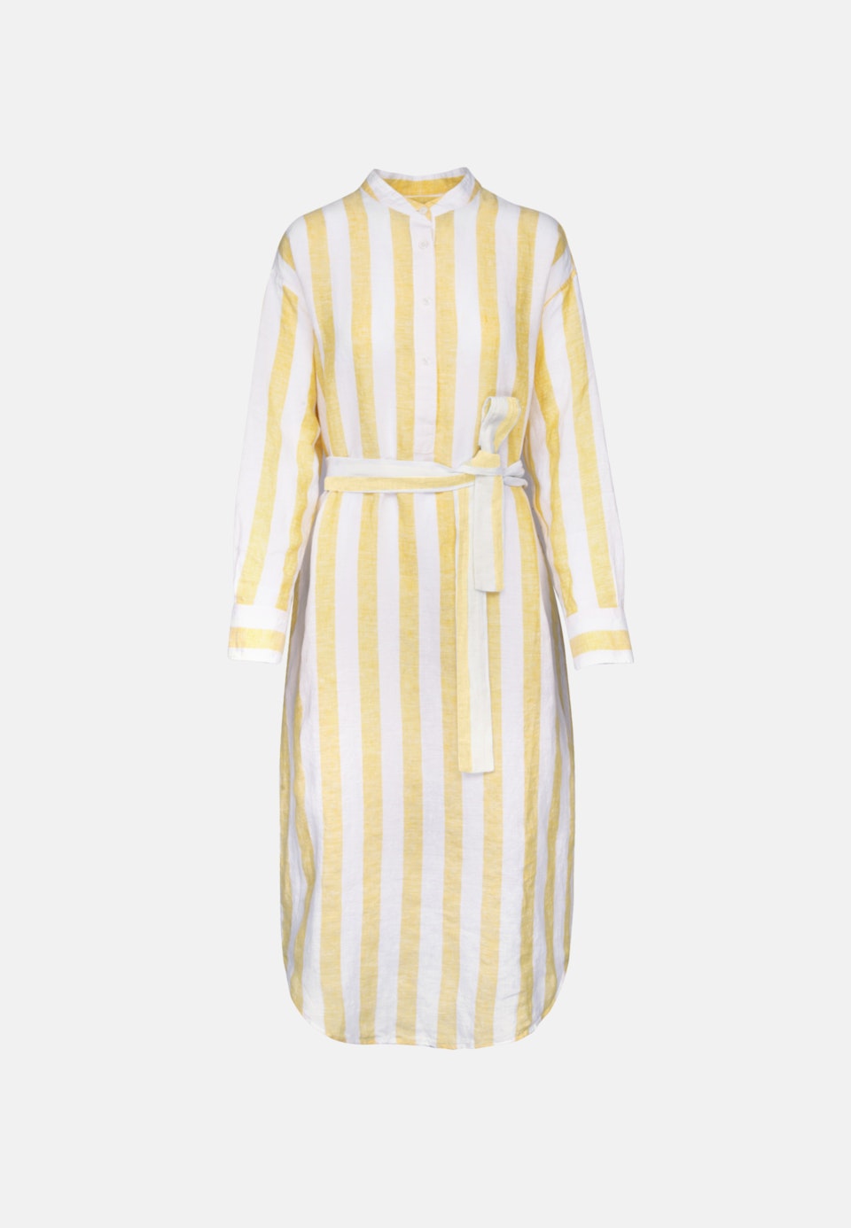 Leinen Maxi Kleid in Gelb |  Seidensticker Onlineshop