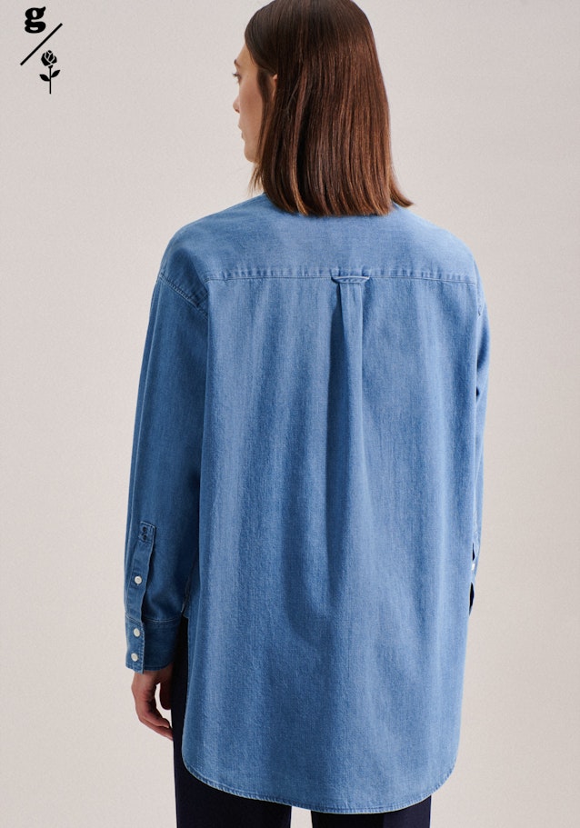 Denim Long Blouse in Light Blue | Seidensticker Onlineshop