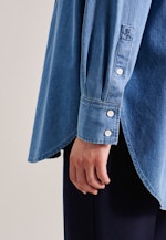 Denim Long Blouse in Light Blue |  Seidensticker Onlineshop