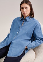 Denim Long Blouse in Light Blue |  Seidensticker Onlineshop