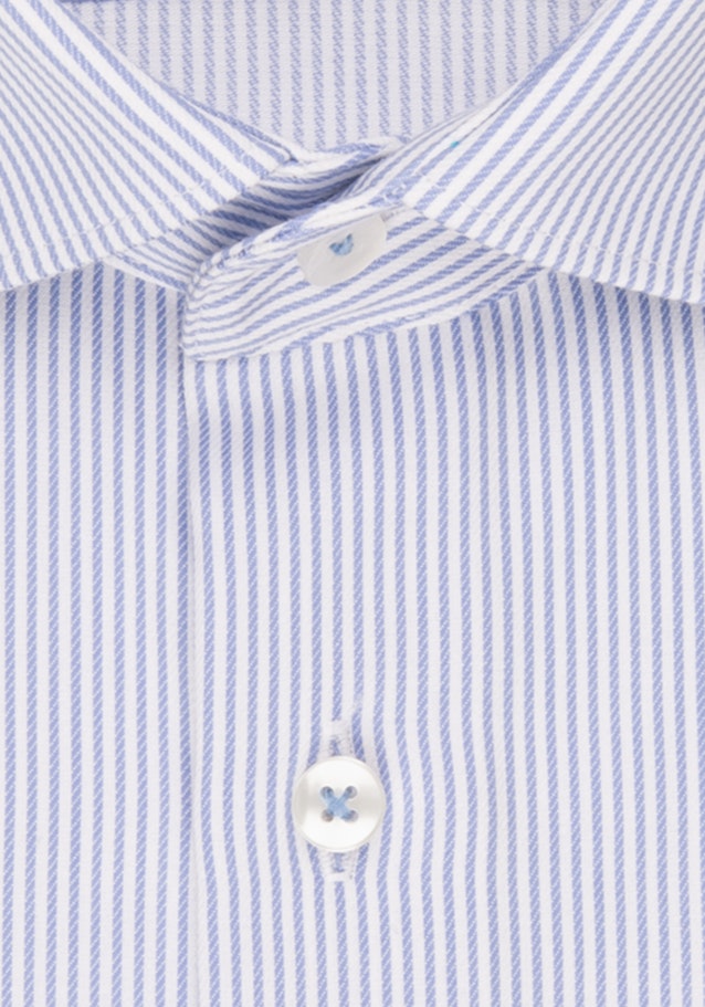 Non-iron Twill Business Shirt in Slim with Kent-Collar in Light Blue | Seidensticker Onlineshop