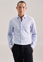 Slim Chemise d'affaires rayures in Bleu Clair |  Seidensticker Onlineshop