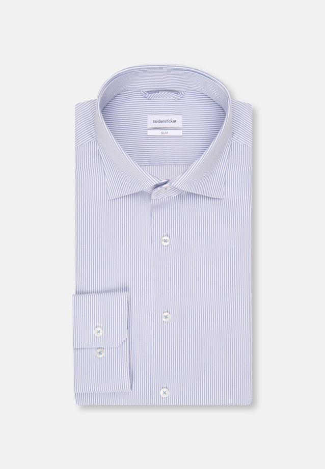 Slim Chemise d'affaires rayures in Bleu Clair |  Seidensticker Onlineshop
