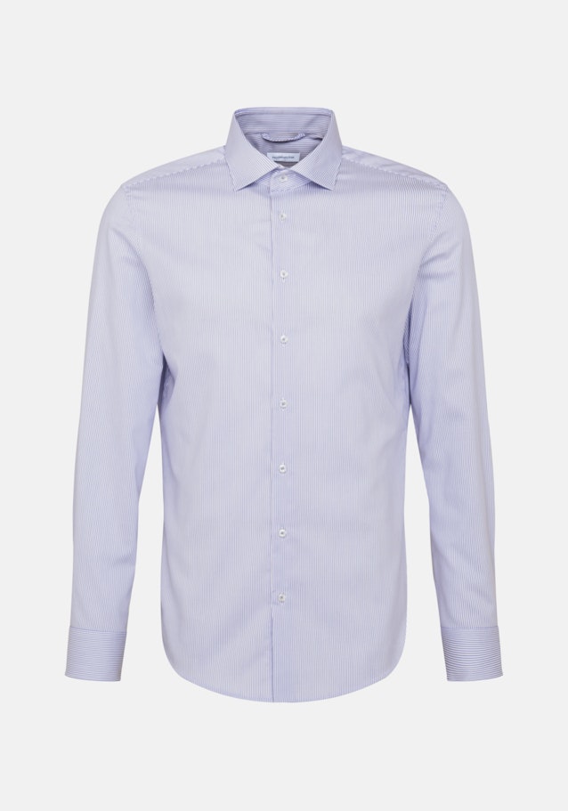 Non-iron Twill Business Shirt in Slim with Kent-Collar in Light Blue | Seidensticker Onlineshop