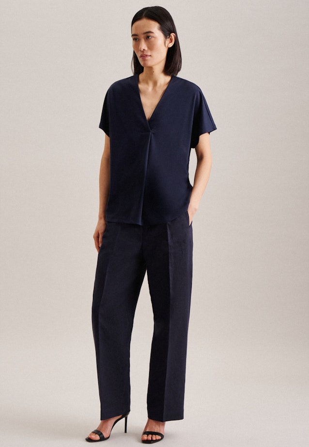 Short sleeve Jersey Shirt in Dark Blue |  Seidensticker Onlineshop