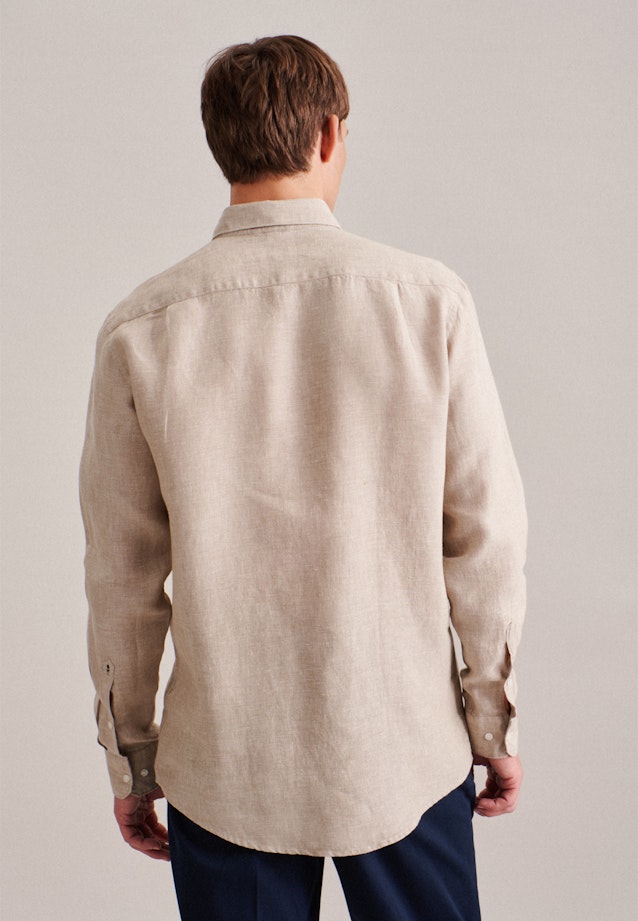 Regular Business Hemd Uni in Braun |  Seidensticker Onlineshop