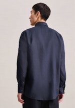 Regular Business Hemd Uni in Dunkelblau |  Seidensticker Onlineshop