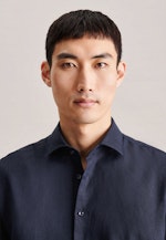 Regular Business Hemd Uni in Dunkelblau |  Seidensticker Onlineshop