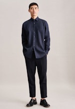 Regular Business Hemd Uni in Dunkelblau |  Seidensticker Onlineshop