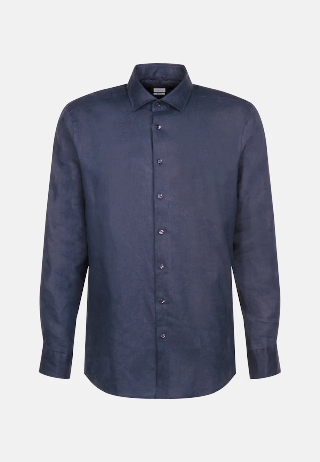 Regular Business shirt Uni in Dark Blue |  Seidensticker Onlineshop