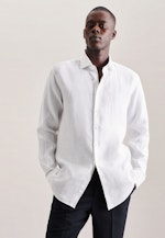 Regular Chemise d'affaires Uni in Blanc |  Seidensticker Onlineshop