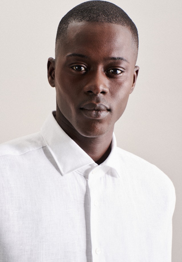 Regular Chemise d'affaires Uni in Blanc |  Seidensticker Onlineshop