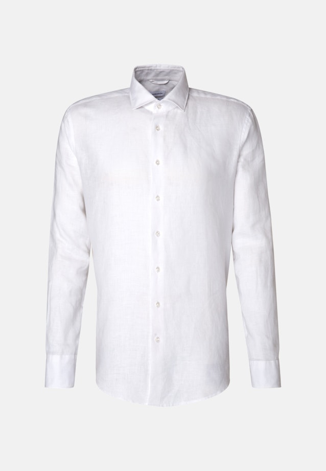 Regular Chemise d'affaires Uni in Blanc |  Seidensticker Onlineshop