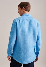 Regular Business shirt Uni in Turquoise |  Seidensticker Onlineshop