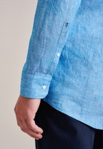 Regular Business shirt Uni in Turquoise |  Seidensticker Onlineshop