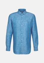 Regular Business shirt Uni in Turquoise |  Seidensticker Onlineshop