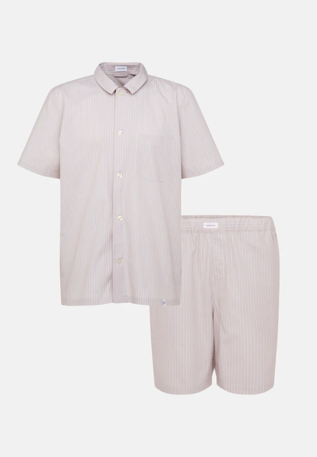 Regular Pyjama Streifen in Grau |  Seidensticker Onlineshop