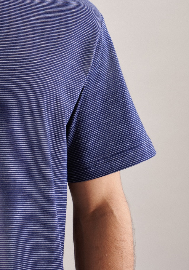Rundhals Pyjama Top in Dark Blue |  Seidensticker Onlineshop