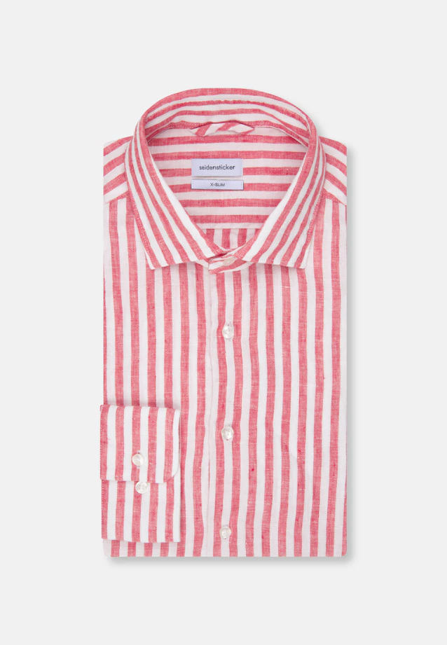 X-Slim Chemise d'affaires rayures in Rouge |  Seidensticker Onlineshop