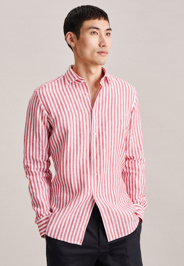 X-Slim Chemise d'affaires rayures in Rouge |  Seidensticker Onlineshop