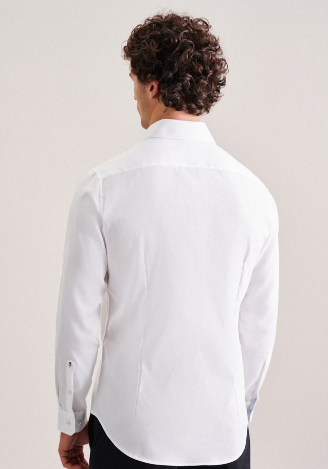 Bügelfreies Oxford Business Hemd in X-Slim mit Kentkragen in Weiß |  Seidensticker Onlineshop