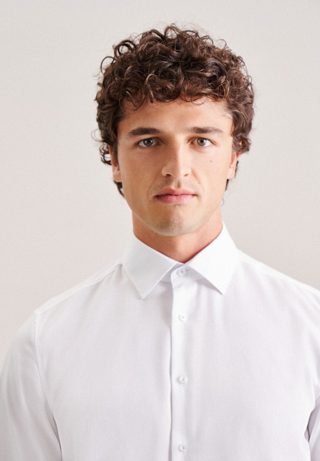 X-Slim Business Hemd Uni in Weiß |  Seidensticker Onlineshop