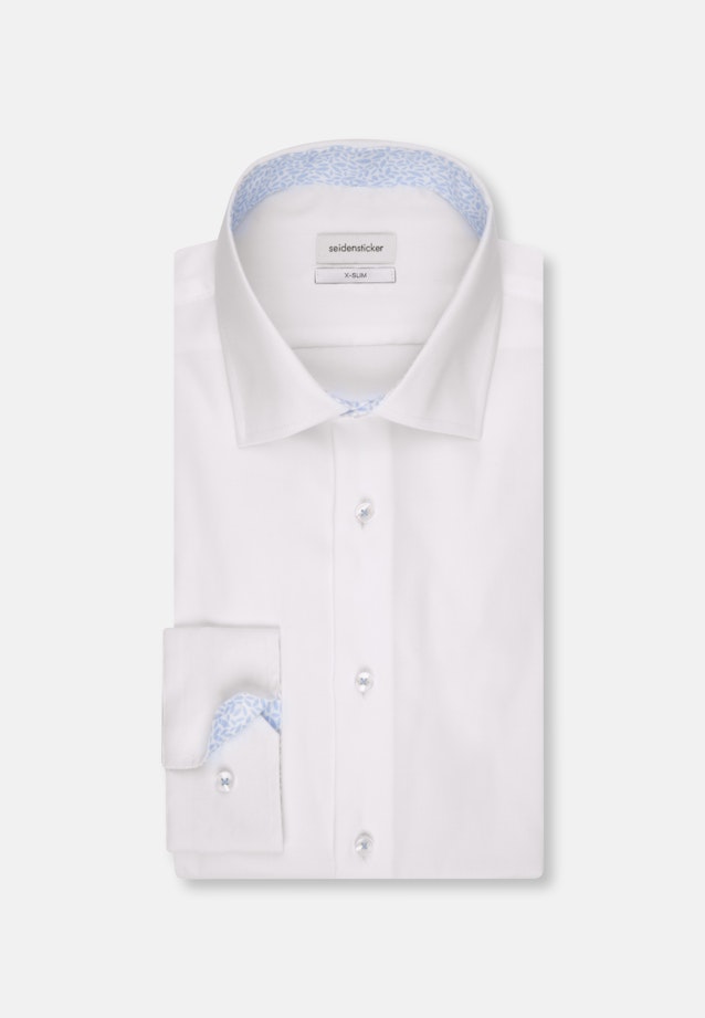 X-Slim Business Hemd Uni in Weiß |  Seidensticker Onlineshop