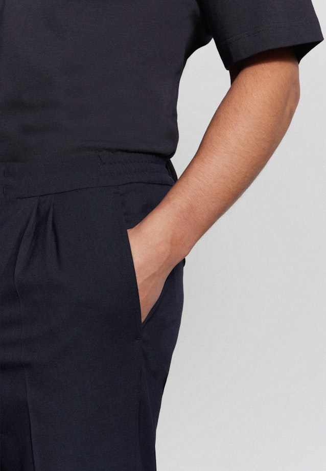 Trousers Regular in Dark Blue |  Seidensticker Onlineshop