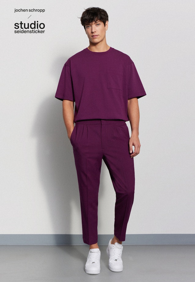 Trousers Regular in Purple | Seidensticker Onlineshop