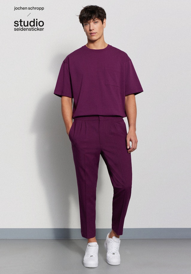 Regular Hose Uni in Lila | Seidensticker Onlineshop