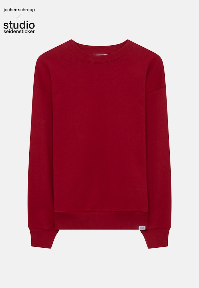 Sweatshirt Oversized Manche Longue in Rouge |  Seidensticker Onlineshop