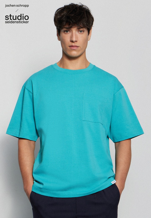 T-Shirt Oversized Manche Courte in Vert |  Seidensticker Onlineshop