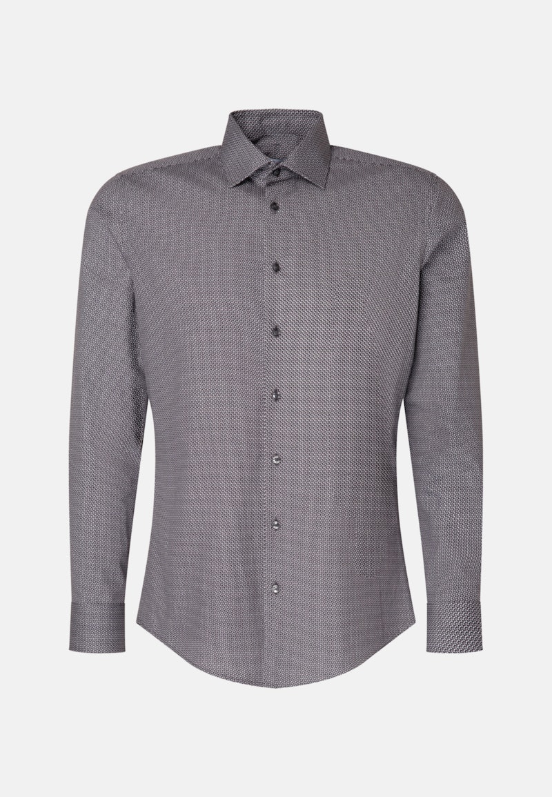 Business Shirt in Slim with Kent-Collar