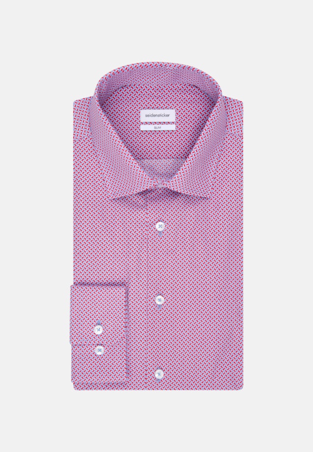 Business Shirt in Slim with Kent-Collar in Red |  Seidensticker Onlineshop