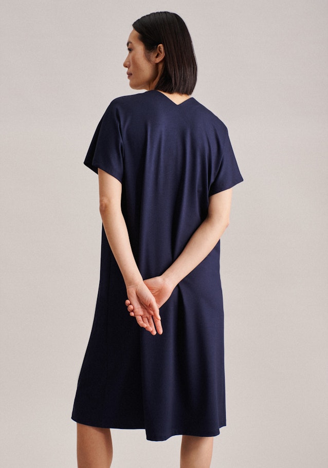 Jersey Midi (knee-length) Dress in Dark Blue | Seidensticker Onlineshop