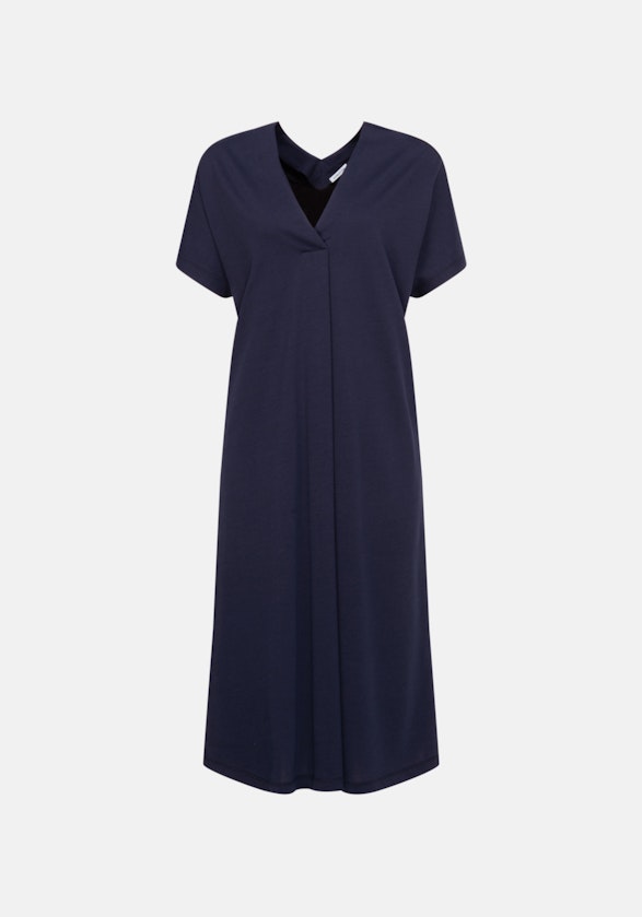 Jersey Midi Kleid in Dunkelblau |  Seidensticker Onlineshop