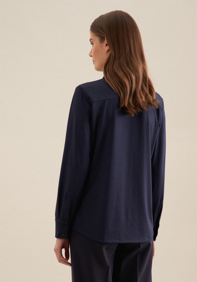 Hemdbluse Uni in Dunkelblau | Seidensticker Onlineshop