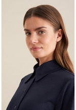 Hemdbluse Uni in Dunkelblau |  Seidensticker Onlineshop