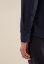 Hemdbluse Uni in Dunkelblau |  Seidensticker Onlineshop