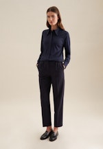 Hemdbluse Uni in Dunkelblau |  Seidensticker Onlineshop