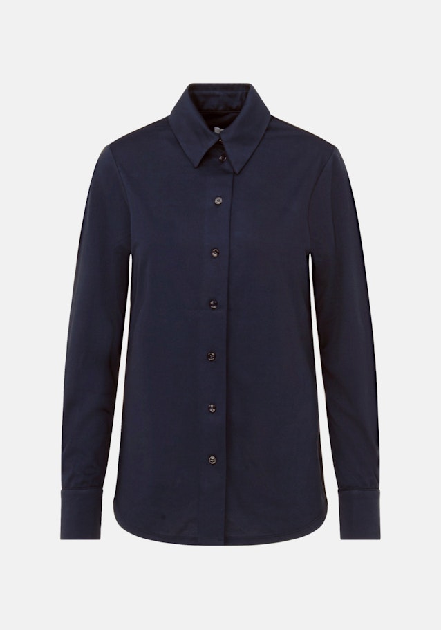 Hemdbluse Uni in Dunkelblau | Seidensticker Onlineshop