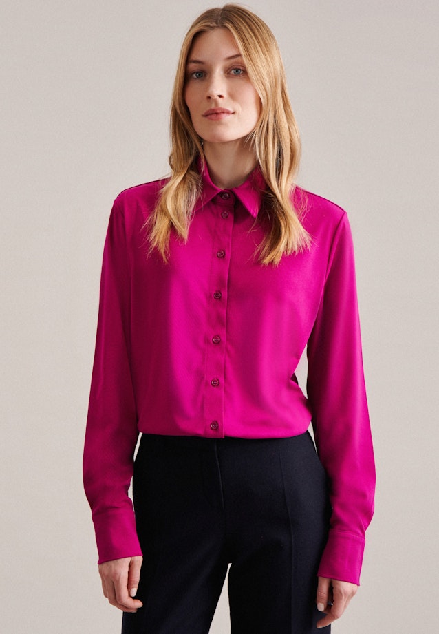 Jersey Hemdbluse in Rosa/Pink |  Seidensticker Onlineshop