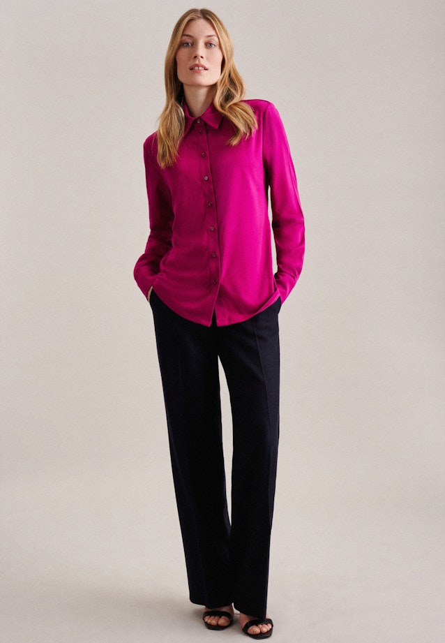 Chemisier Uni in Rose Fuchsia |  Seidensticker Onlineshop